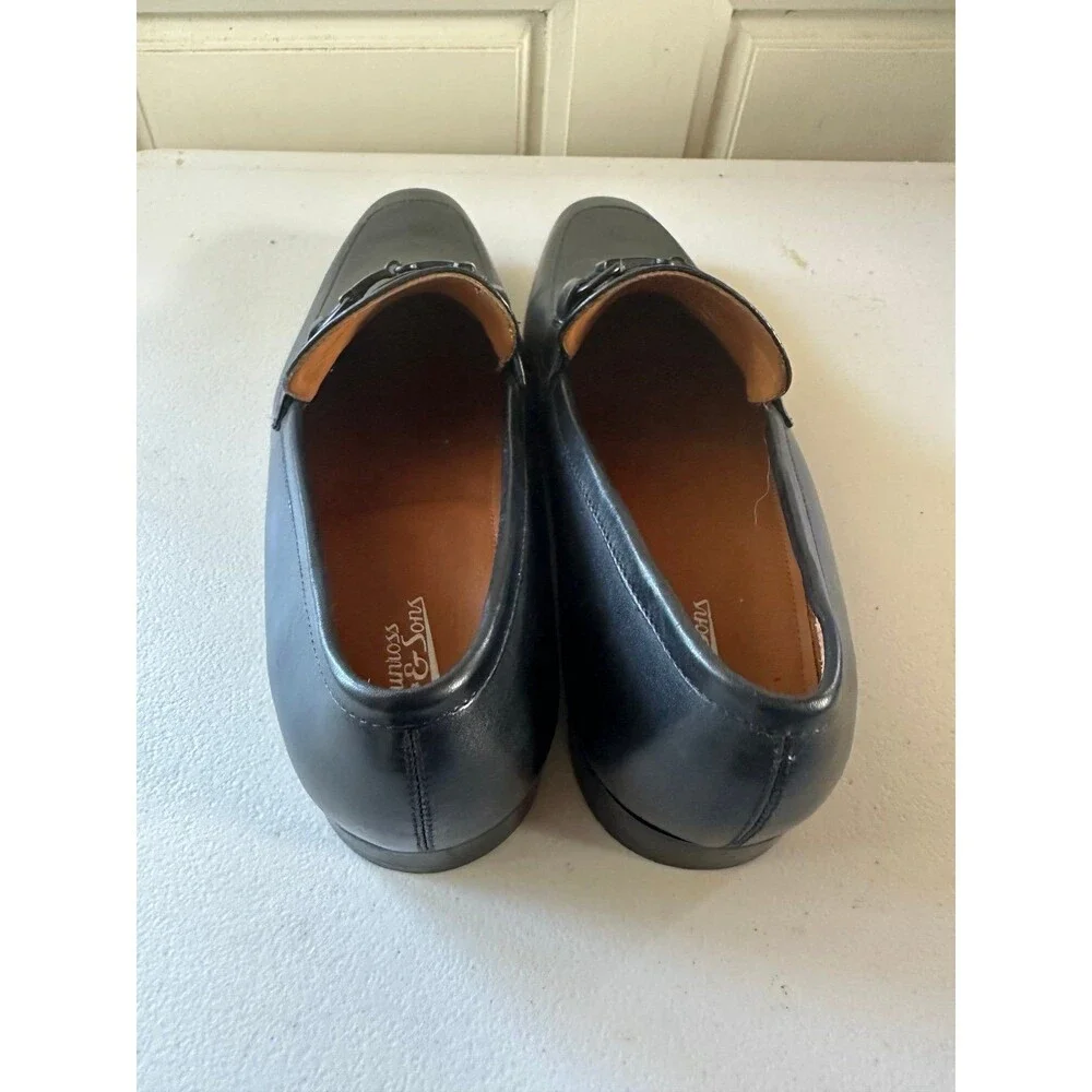 NWOT Dunross & Sons Men's 141307 Ollie Genuine Leather Oxford Dress Shoes 11